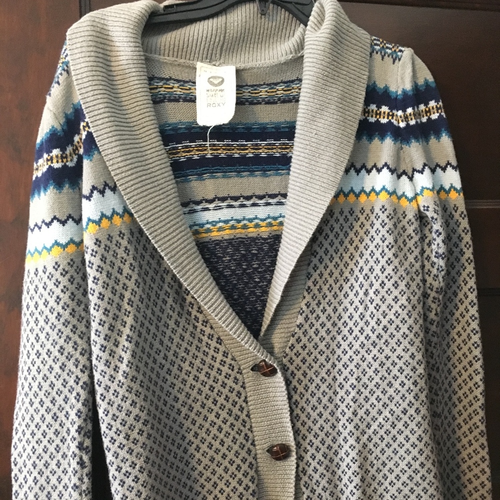 Roxy Button Down Sweater - image 1